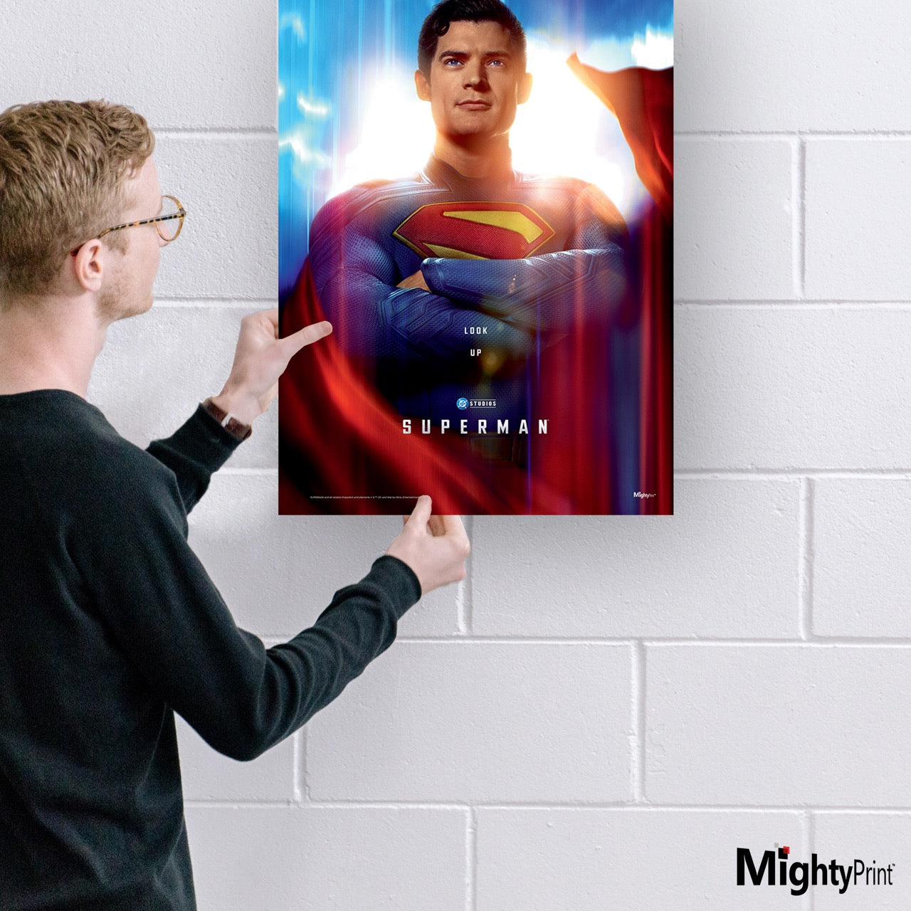 Superman (2025) (Look Up) MightyPrint™ Wall Art MP17241072